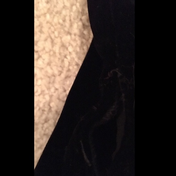 The Limited Black Velvet Corset Top - Picture 3 of 4